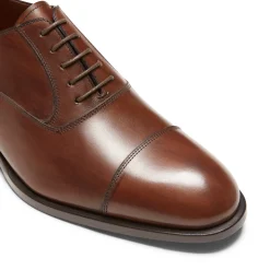 Shop Fratelli Rossetti Francesina In Pelle- Chestnut