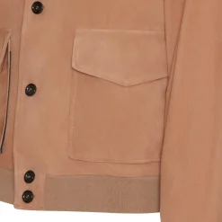 Store Fratelli Rossetti Suede Jacket | Hazelnut