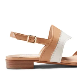 Discount Fratelli Rossetti Leather Sandal | Natural