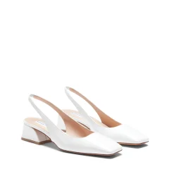 Fashion Fratelli Rossetti Leather Slingback| White