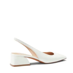 Fashion Fratelli Rossetti Leather Slingback| White