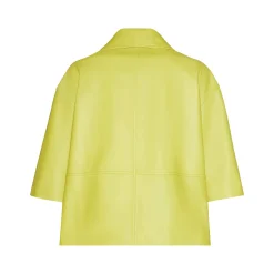 Fashion Fratelli Rossetti Lime Green Nappa Cape | Acid green