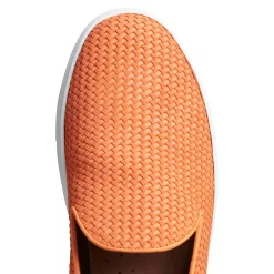 New Fratelli Rossetti Mandarin Woven Suede Slipper | Orange