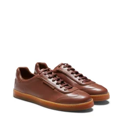 New Fratelli Rossetti Men’s Leather Sneaker| Almond
