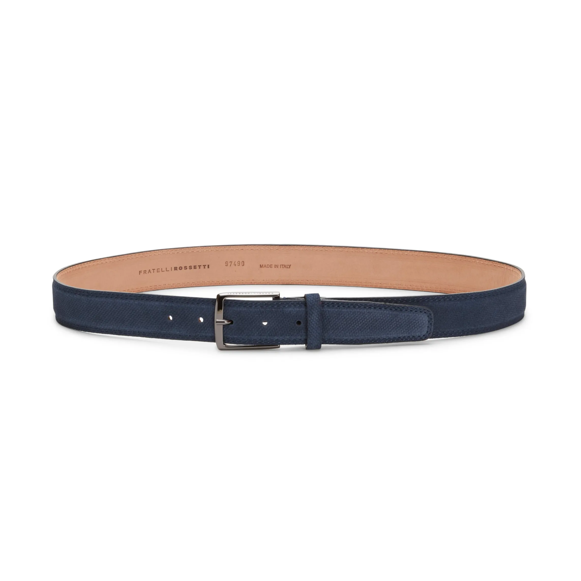Fashion Fratelli Rossetti Men's Suede Belt | Ocean