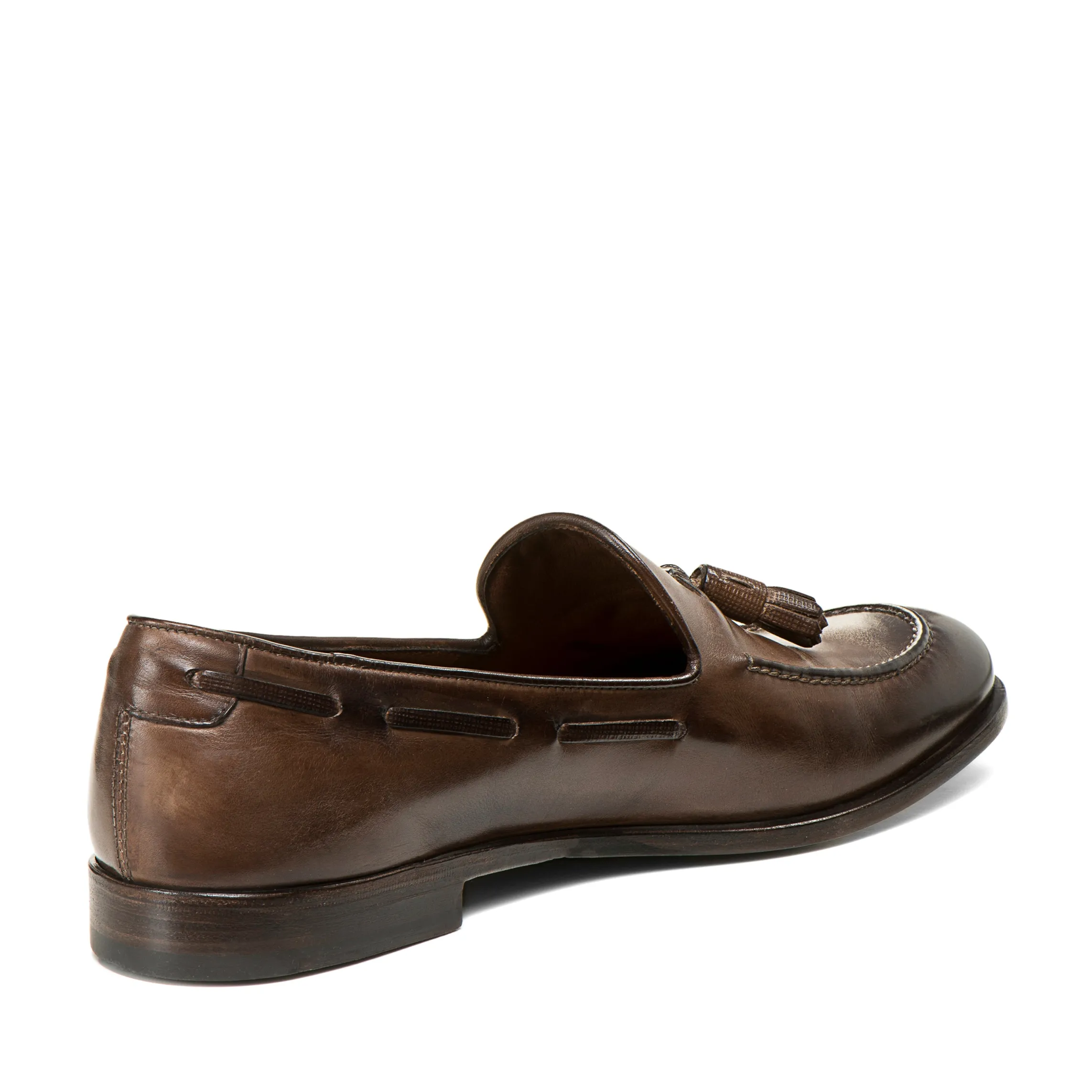 Clearance Fratelli Rossetti Mocassino Brera In Pelle- Tobacco Brown