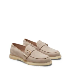 Online Fratelli Rossetti Mocassino Donna In Suede- Sand