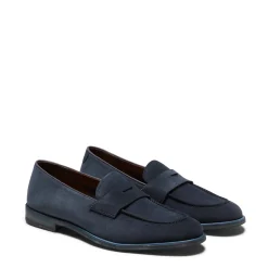 Best Sale Fratelli Rossetti Mocassino Fascetta Uomo In Pelle- Navy blue
