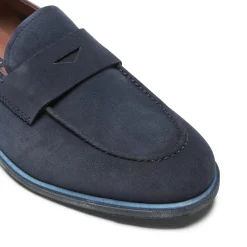 Best Sale Fratelli Rossetti Mocassino Fascetta Uomo In Pelle- Navy blue