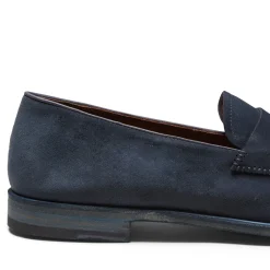 Best Sale Fratelli Rossetti Mocassino Fascetta Uomo In Pelle- Navy blue