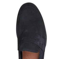 Clearance Fratelli Rossetti Mocassino In Suede- Navy blue