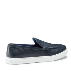Cheap Fratelli Rossetti Mocassino Uomo In Pelle Blu- Navy