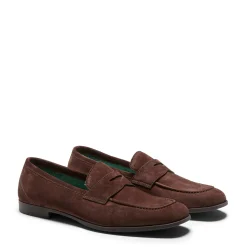 Cheap Fratelli Rossetti Mocassino Uomo In Suede- Brown