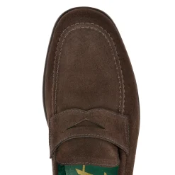 Cheap Fratelli Rossetti Mocassino Uomo In Suede- Brown
