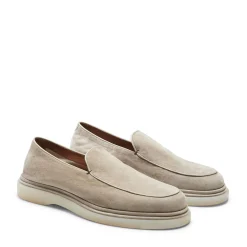 Best Sale Fratelli Rossetti Mocassino Uomo In Suede- Beige