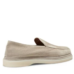 Best Sale Fratelli Rossetti Mocassino Uomo In Suede- Beige