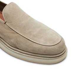 Best Sale Fratelli Rossetti Mocassino Uomo In Suede- Beige