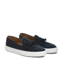 Discount Fratelli Rossetti Suede Brera Sport Sneaker | Navy blue