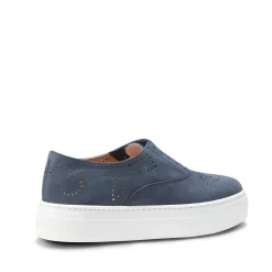 Best Sale Fratelli Rossetti Suede Hobo Sport Sneaker | Navy blue