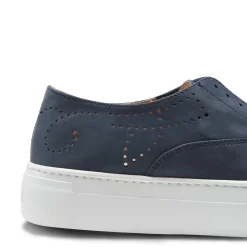 Best Sale Fratelli Rossetti Suede Hobo Sport Sneaker | Navy blue