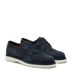 Discount Fratelli Rossetti Suede Lace-up Shoe | Navy blue