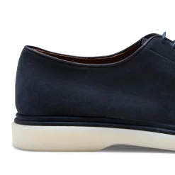 Discount Fratelli Rossetti Suede Lace-up Shoe | Navy blue