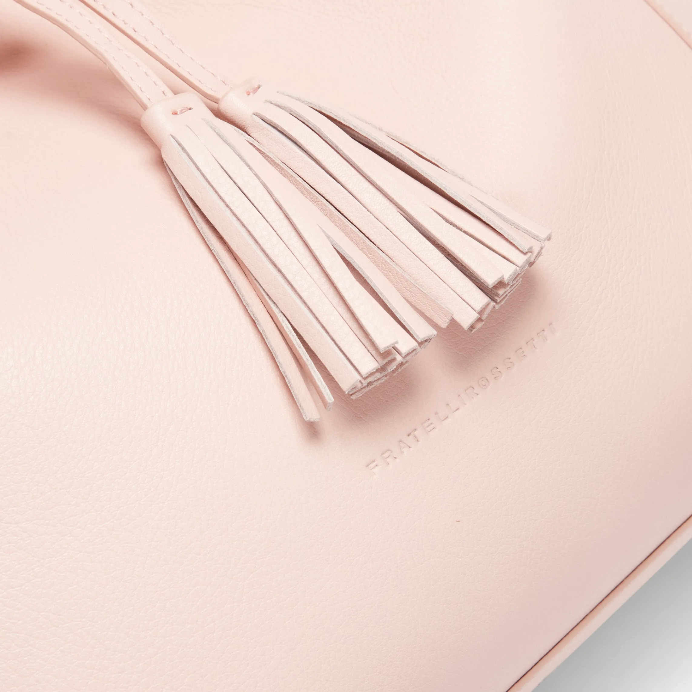 Best Fratelli Rossetti Tassel Shoulder Bag | Powder pink