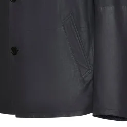 Hot Fratelli Rossetti Reversible Blue Suede Jacket | Navy blue