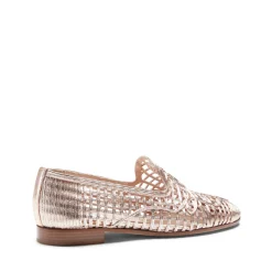 Fashion Fratelli Rossetti Woven Slipper | Rose gold