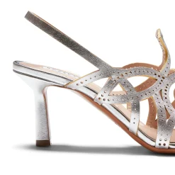 Hot Fratelli Rossetti Sandalo Donna In Pelle Argento- Silver