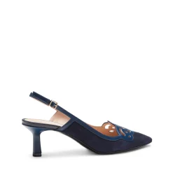 Clearance Fratelli Rossetti Sandalo Donna In Suede Blu- Navy