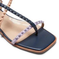 Shop Fratelli Rossetti Sandalo In Pelle- Lilac