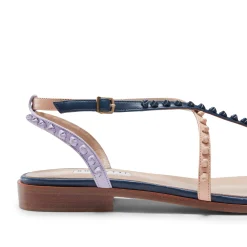 Shop Fratelli Rossetti Sandalo In Pelle- Lilac