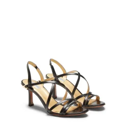 Clearance Fratelli Rossetti Sandalo Magenta In Pelle Colore Nero- Black