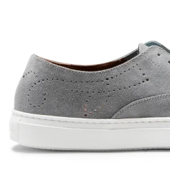 Outlet Fratelli Rossetti Sneaker Uomo In Suede- Denim blue