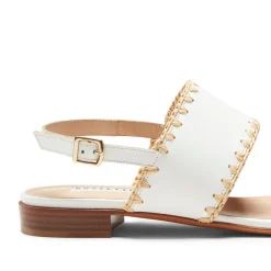 Hot Fratelli Rossetti Leather Sandal | White