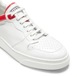 Best Sale Fratelli Rossetti /red Leather Sneaker | White