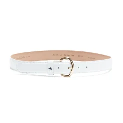 Fashion Fratelli Rossetti Women's Leather Belt | White