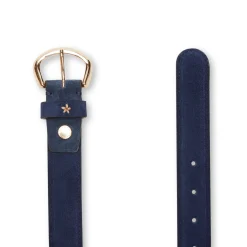 Online Fratelli Rossetti Women's Suede Belt | Navy blue
