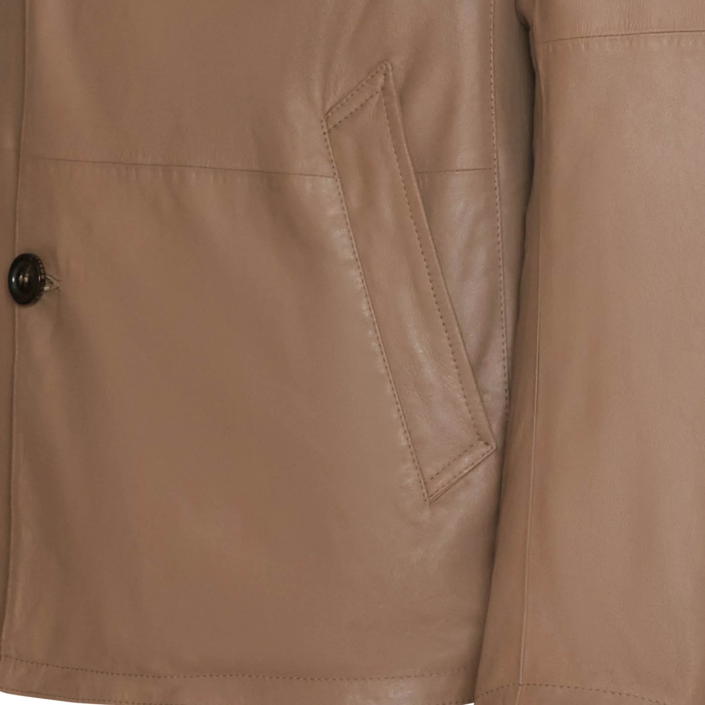 Fashion Fratelli Rossetti Beige Reversible Suede Jacket | Dove Grey