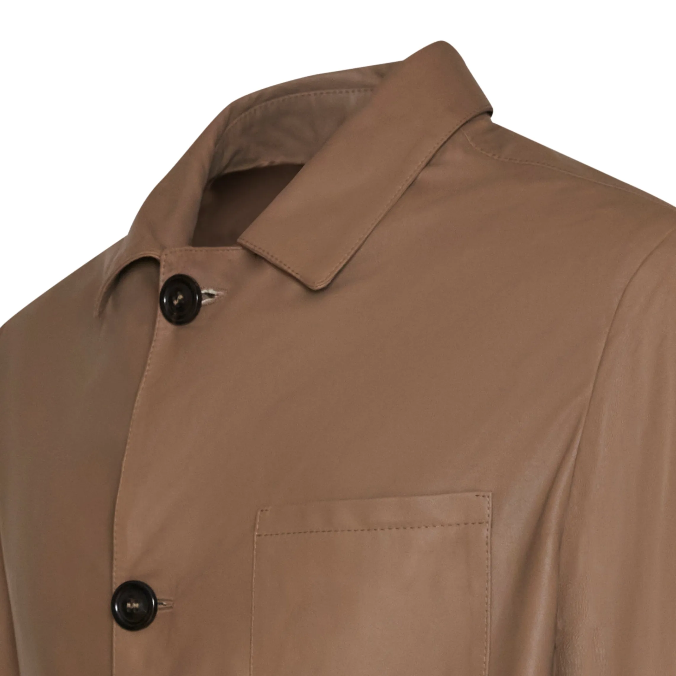 Fashion Fratelli Rossetti Beige Reversible Suede Jacket | Dove Grey