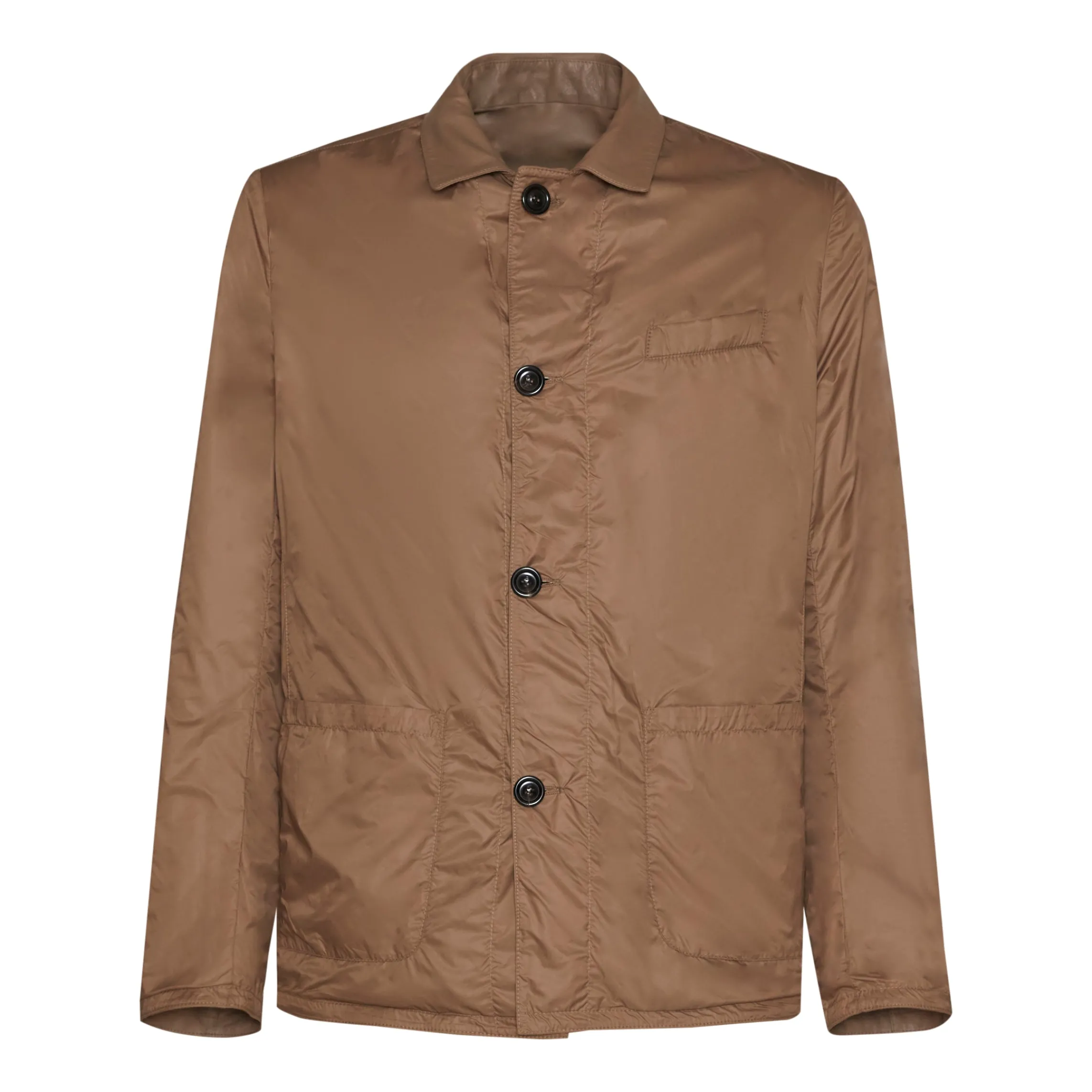 Fashion Fratelli Rossetti Beige Reversible Suede Jacket | Dove Grey