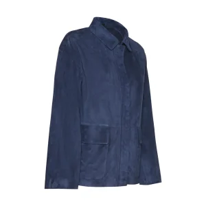 Cheap Fratelli Rossetti Clover Green Suede Jacket | Blue