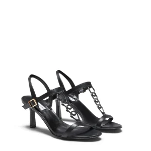 Store Fratelli Rossetti Magenta Leather Sandal | Black