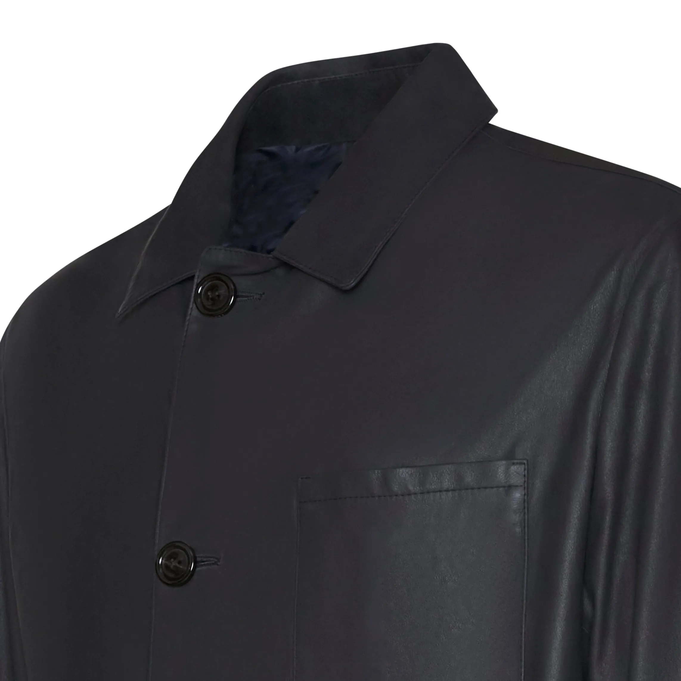 Hot Fratelli Rossetti Reversible Blue Suede Jacket | Navy blue