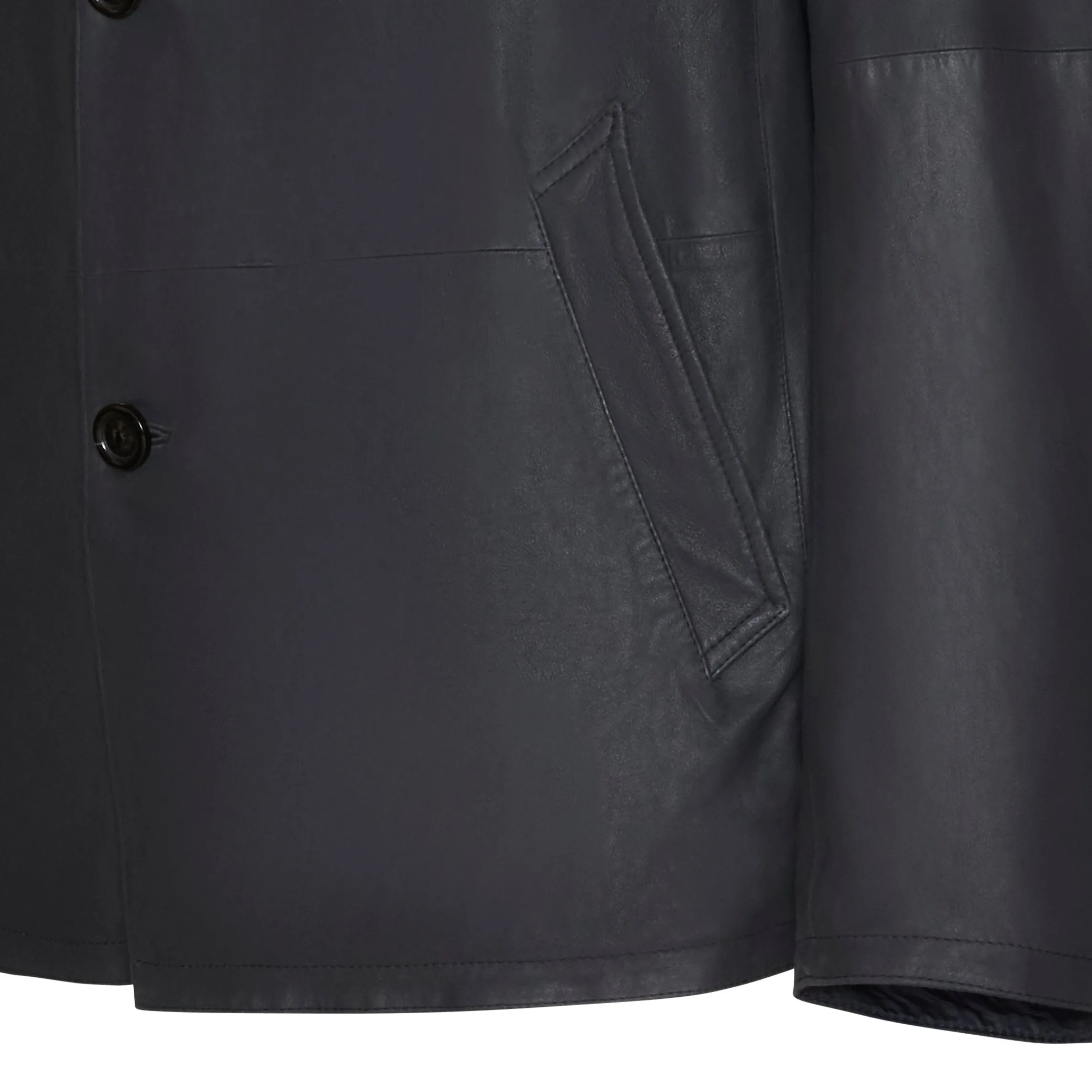 Hot Fratelli Rossetti Reversible Blue Suede Jacket | Navy blue