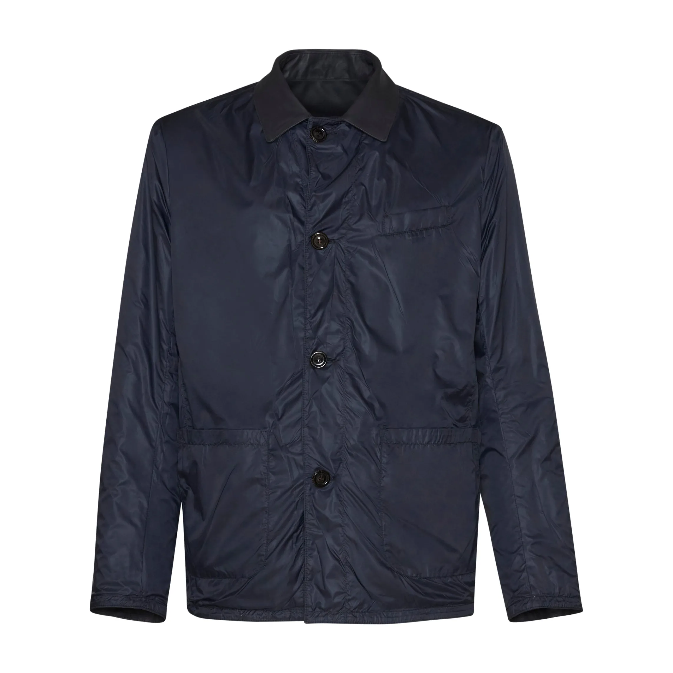 Hot Fratelli Rossetti Reversible Blue Suede Jacket | Navy blue